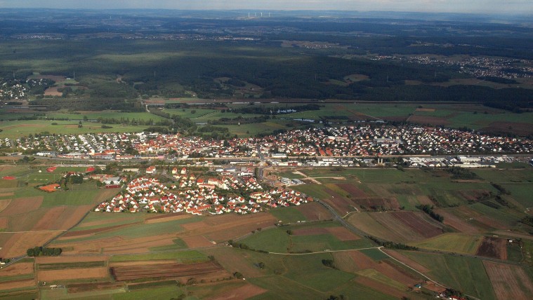 Luftbild von Baiersdorf, Quelle: Wikipedia